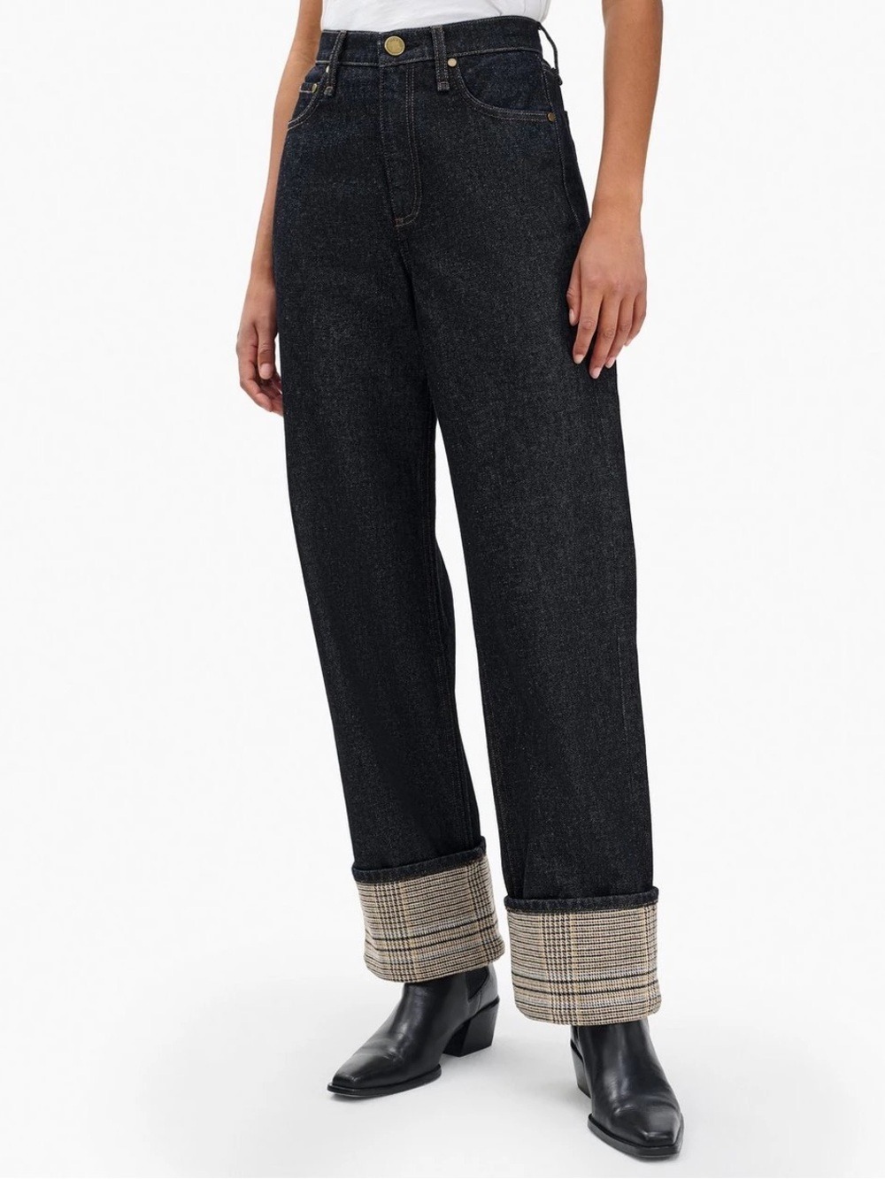 Rag & Bone Shea Ankle Relaxed Straight Jeans
Lightweight Rigid in Twilight Rinse